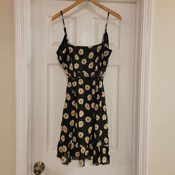 ASOS Tall Daisy Print Wrap Dress size 8 NWT - Picture 2 of 4